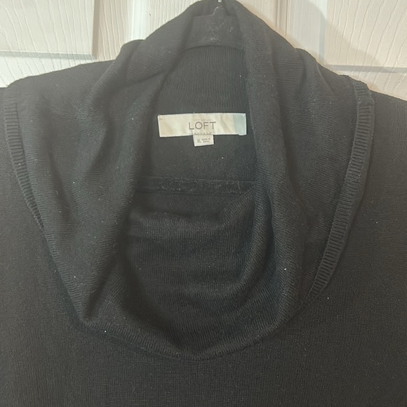 Ladies size XL black cowl neck Sweater - Picture 3 of 9